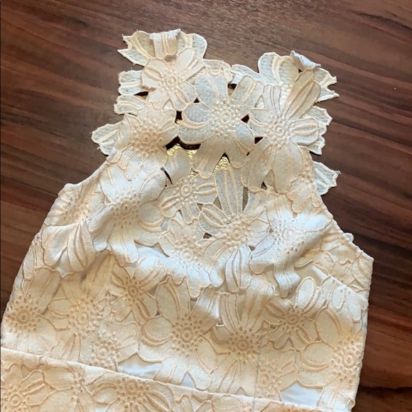 SAYLOR Jessa Lace Dress in Ivory. - Picture 5 of 7